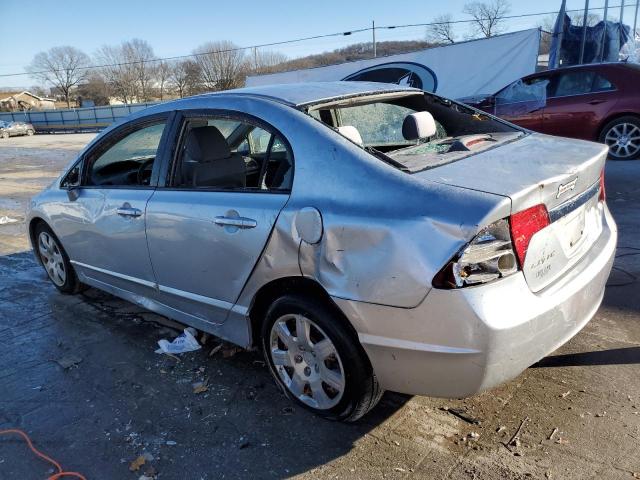 2HGFA16529H306109 - 2009 HONDA CIVIC LX SILVER photo 2