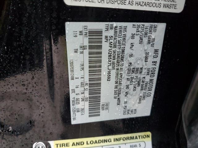 5LMFU285X7LJ16592 - 2007 LINCOLN NAVIGATOR 黑色 照片 14