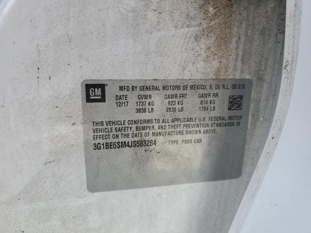 3G1BE6SM4JS583284 - 2018 CHEVROLET CRUZE LT Ağ foto 12