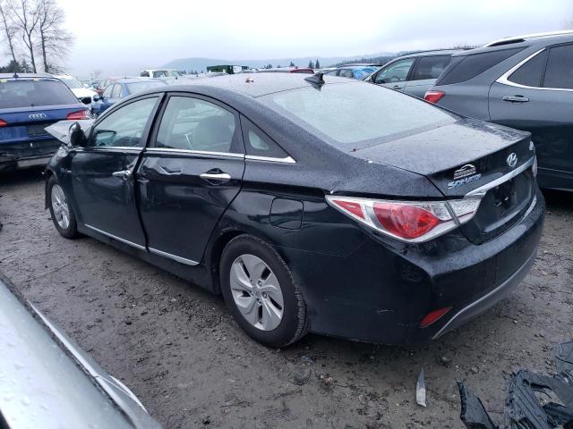 KMHEC4A41EA109893 - 2014 HYUNDAI SONATA HYBRID BLACK photo 2