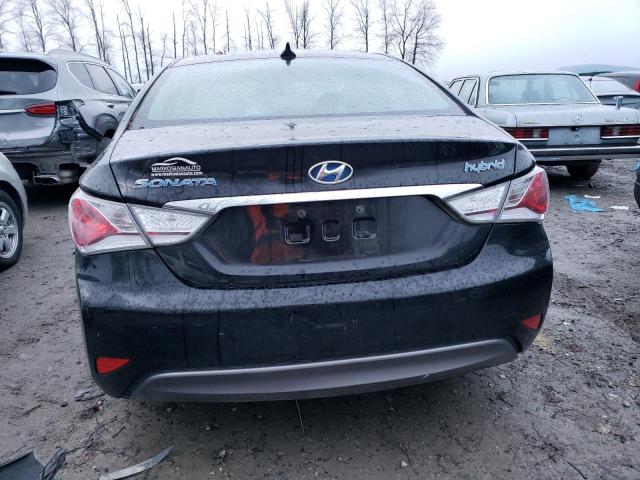 KMHEC4A41EA109893 - 2014 HYUNDAI SONATA HYBRID BLACK photo 6