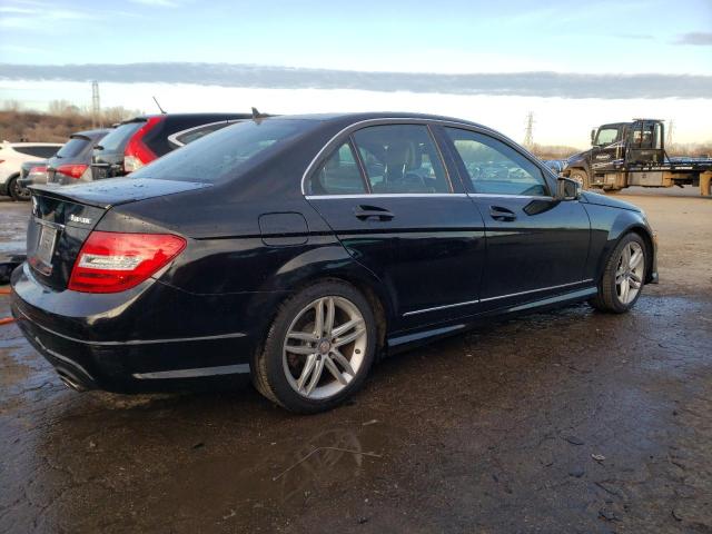 WDDGF8AB7EG188063 - 2014 MERCEDES-BENZ C 300 4MATIC BLACK photo 3