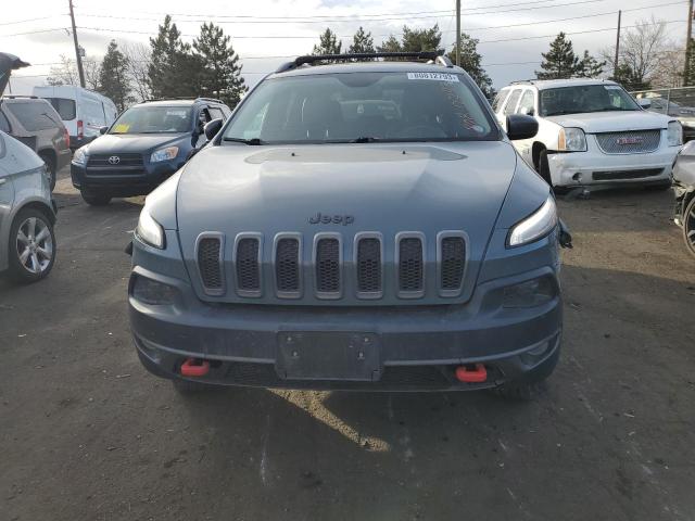 1C4PJMBS8FW685632 - 2015 JEEP CHEROKEE TRAILHAWK GRAY photo 5