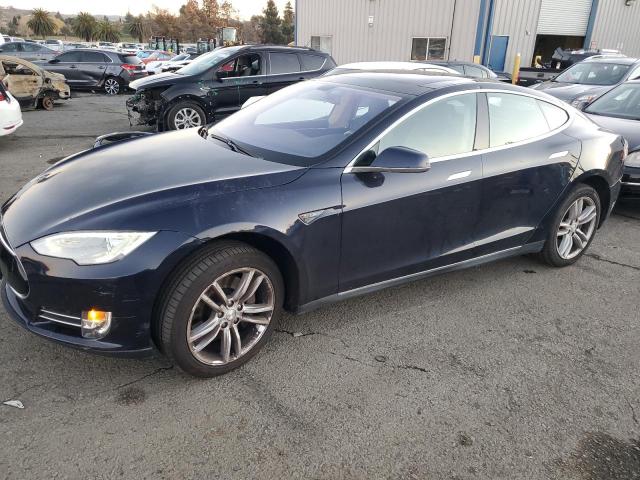 5YJSA1CN1DFP06064 - 2013 TESLA MODEL S ლურჯი ფოტო 1