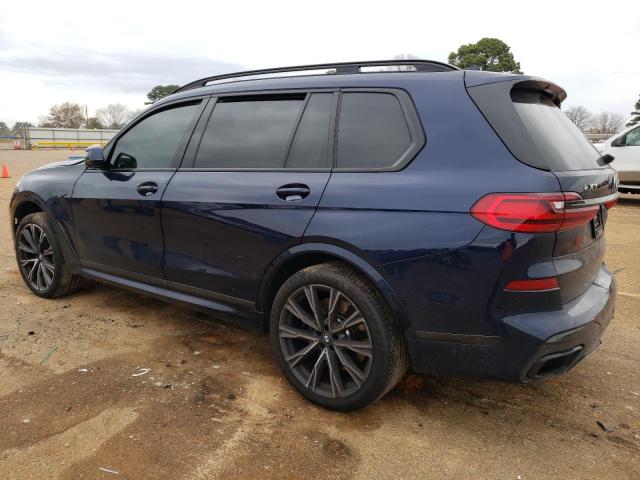 5UXCX6C09M9H42309 - 2021 BMW X7 M50I BLUE photo 2