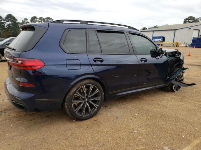 5UXCX6C09M9H42309 - 2021 BMW X7 M50I BLUE photo 3