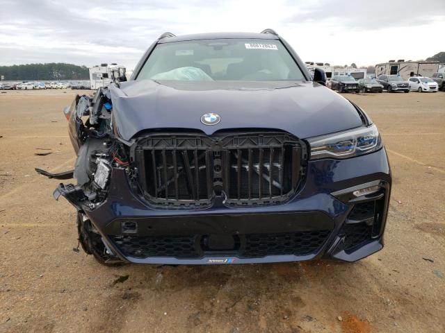 5UXCX6C09M9H42309 - 2021 BMW X7 M50I BLUE photo 5