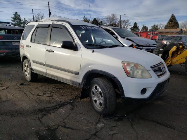 JHLRD68442C006474 - 2002 HONDA CR-V LX WHITE photo 4