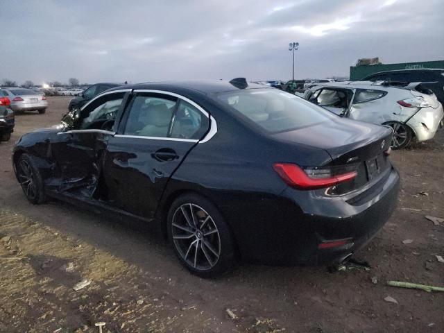 3MW5R7J01M8B71304 - 2021 BMW 330XI BLACK photo 2