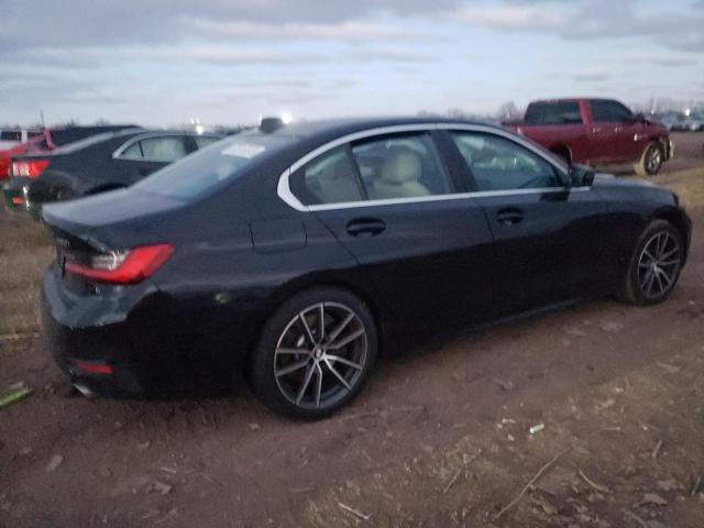 3MW5R7J01M8B71304 - 2021 BMW 330XI BLACK photo 3