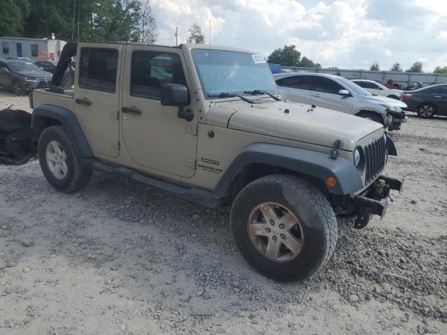 1C4HJWDG1GL285066 - 2016 JEEP WRANGLER U SPORT 米色 照片 4