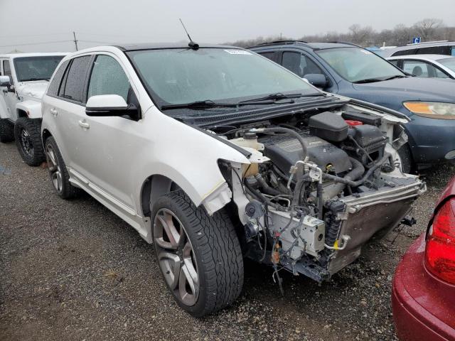 2FMDK3AK7EBA25329 - 2014 FORD EDGE SPORT WHITE photo 4