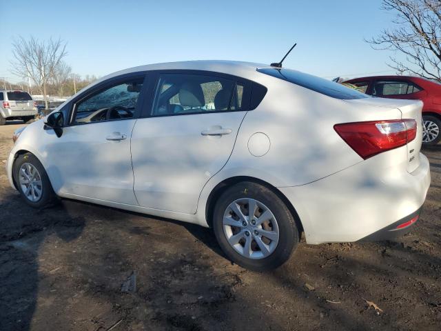 KNADM4A3XD6198477 - 2013 KIA RIO LX WHITE photo 2