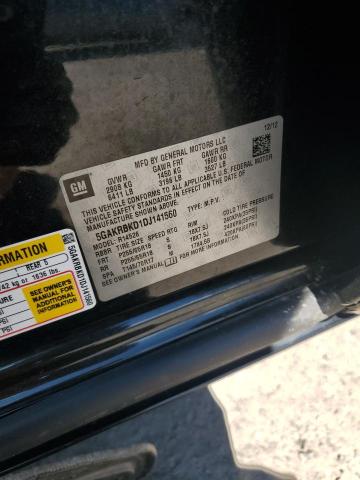 5GAKRBKD1DJ141560 - 2013 BUICK ENCLAVE 黑色 照片 13