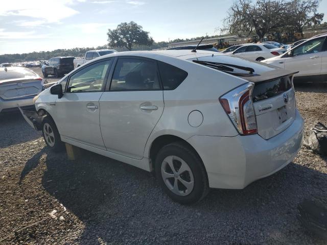 JTDKN3DU8C5427880 - 2012 TOYOTA PRIUS WHITE photo 2