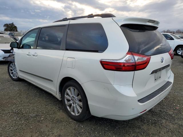 5TDDZ3DC0HS181901 - 2017 TOYOTA SIENNA XLE WHITE photo 2