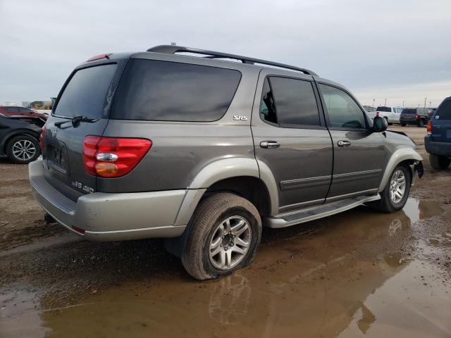 5TDBT44A64S228341 - 2004 TOYOTA SEQUOIA SR5 GRAY photo 3