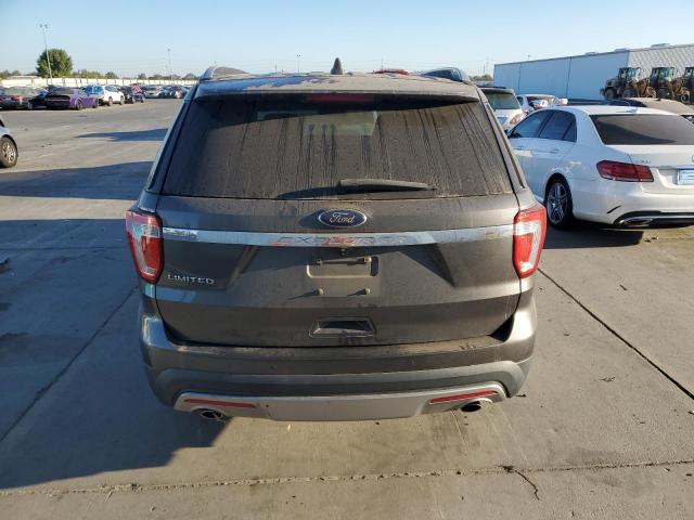 1FM5K7F86GGA71576 - 2016 FORD EXPLORER LIMITED GRAY photo 6