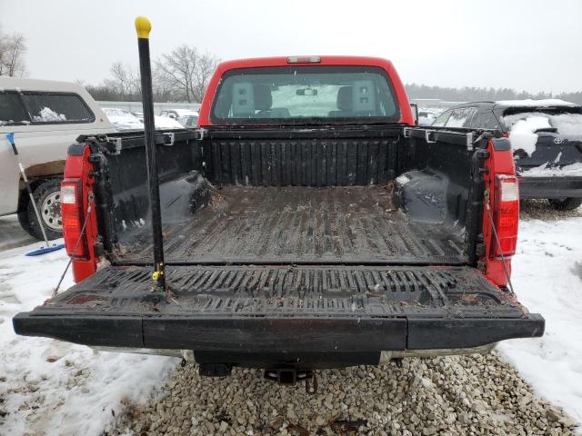 1FT7X2B63CEA00038 - 2012 FORD F250 SUPER DUTY RED photo 6