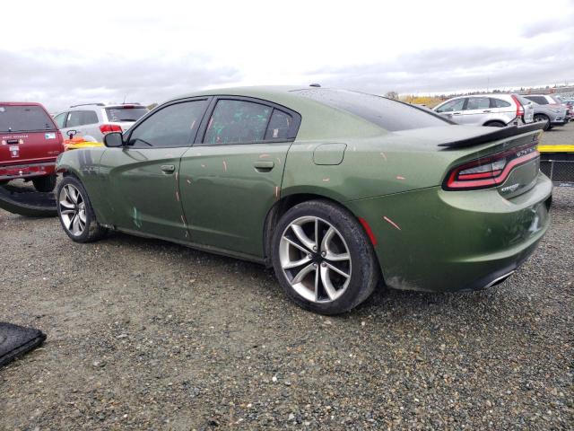 2C3CDXBG1JH187738 - 2018 DODGE CHARGER SXT GREEN photo 2