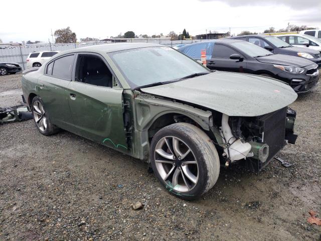 2C3CDXBG1JH187738 - 2018 DODGE CHARGER SXT GREEN photo 4