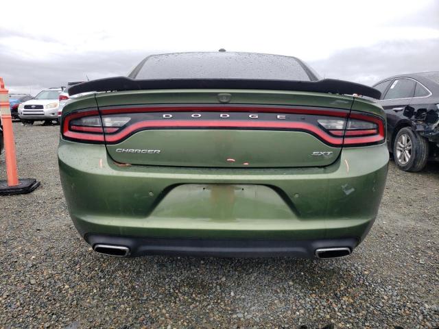 2C3CDXBG1JH187738 - 2018 DODGE CHARGER SXT GREEN photo 6