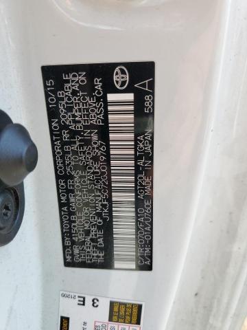 JTKJF5C72GJ019767 - 2016 TOYOTA SCION TC 白色 照片 12