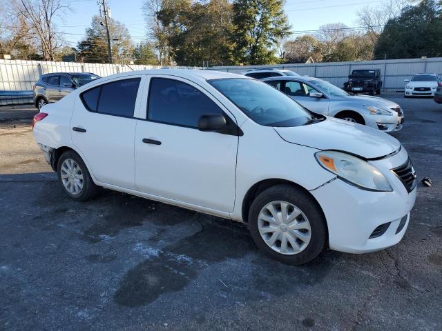 3N1CN7AP1EL815775 - 2014 NISSAN VERSA S WHITE photo 4