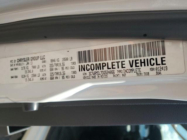 3C7WRMDL7DG524066 - 2013 RAM 5500 Սպիտակ լուսանկար 12