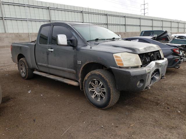 1N6AA06B44N591675 - 2004 NISSAN TITAN XE BLUE photo 4