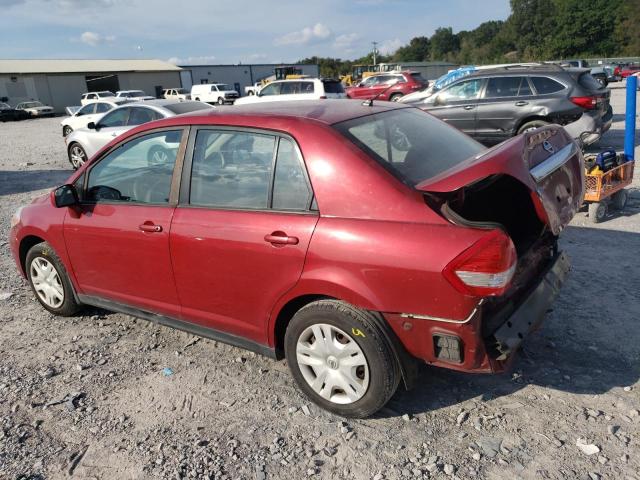 3N1BC1AP7BL367620 - 2011 NISSAN VERSA S RED photo 2