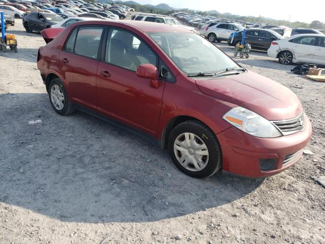 3N1BC1AP7BL367620 - 2011 NISSAN VERSA S RED photo 4