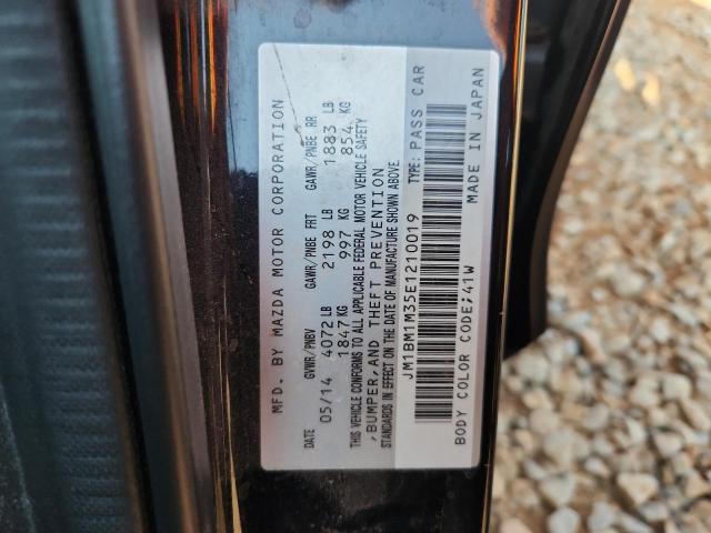 JM1BM1M35E1210019 - 2014 MAZDA 3 GRAND TOURING BLACK photo 13