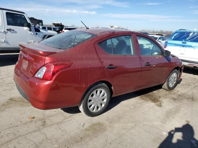 3N1CN7AP7HL840345 - 2017 NISSAN VERSA S BURGUNDY photo 3