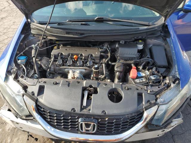 19XFB2F97EE050706 - 2014 HONDA CIVIC EXL BLUE photo 11