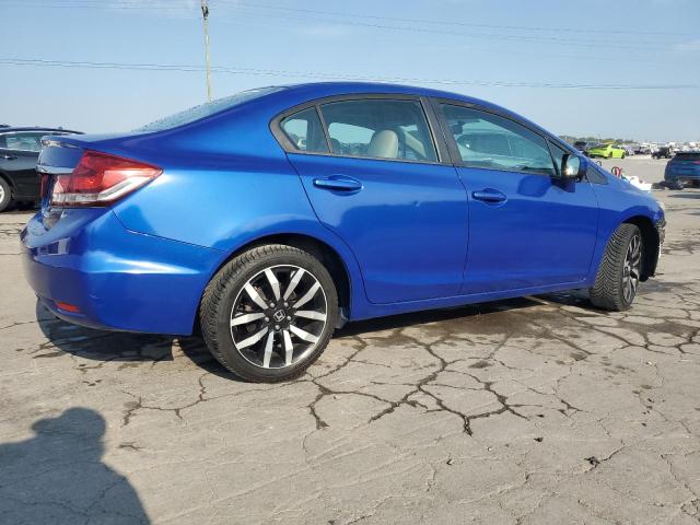 19XFB2F97EE050706 - 2014 HONDA CIVIC EXL BLUE photo 3
