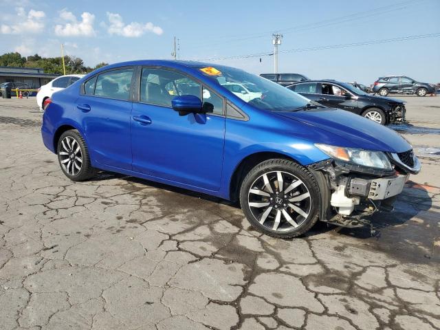19XFB2F97EE050706 - 2014 HONDA CIVIC EXL BLUE photo 4