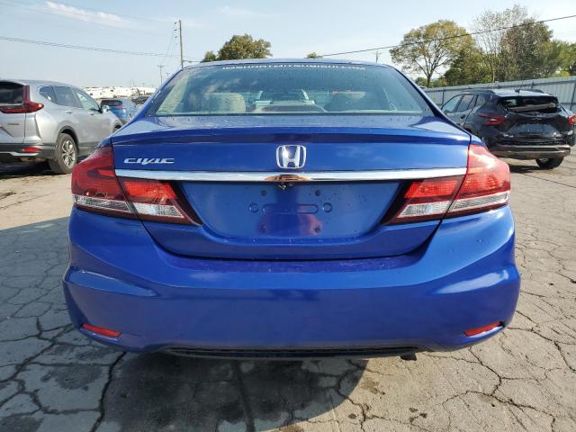 19XFB2F97EE050706 - 2014 HONDA CIVIC EXL BLUE photo 6