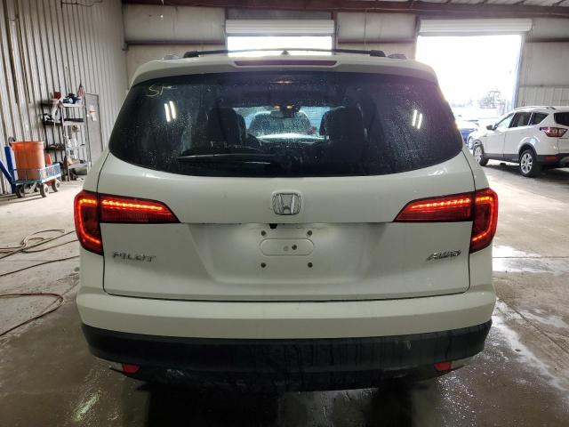 5FNYF6H68HB054091 - 2017 HONDA PILOT EXL WHITE photo 6