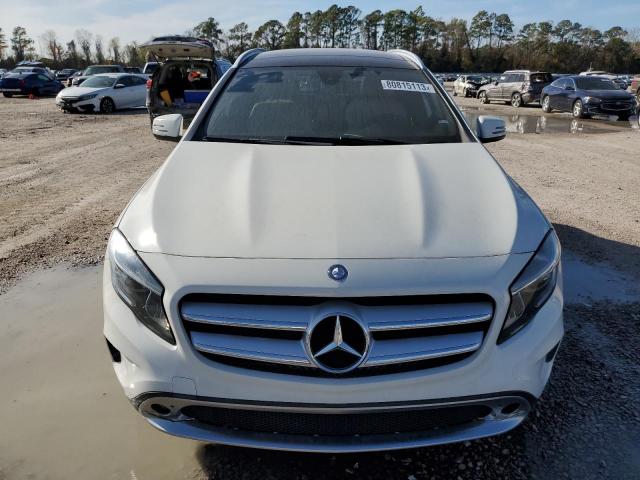 WDCTG4EB0GJ233076 - 2016 MERCEDES-BENZ GLA 250 WHITE photo 5