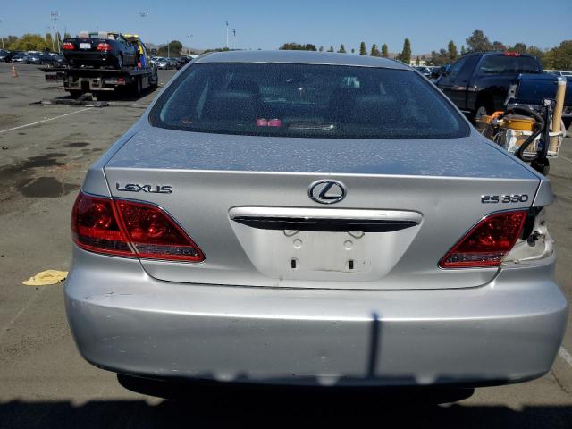 JTHBA30G255141889 - 2005 LEXUS ES 330 SILVER photo 6
