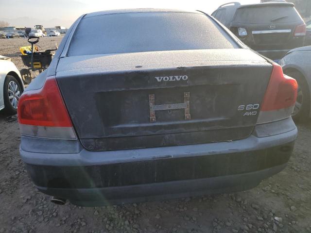 YV1RH58DX22152065 - 2002 VOLVO S60 2.5T BLACK photo 6