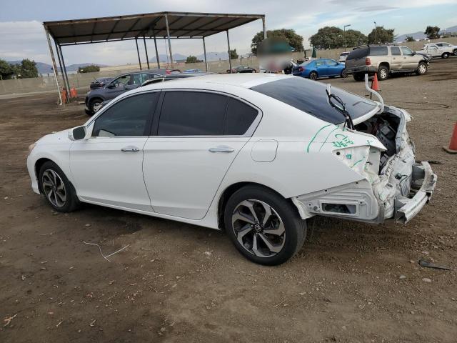 1HGCR2F93HA030119 - 2017 HONDA ACCORD EXL WHITE photo 2