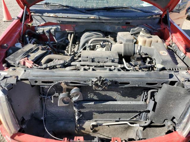 1FTEX1E82AFA51567 - 2010 FORD F150 SUPER CAB RED photo 11