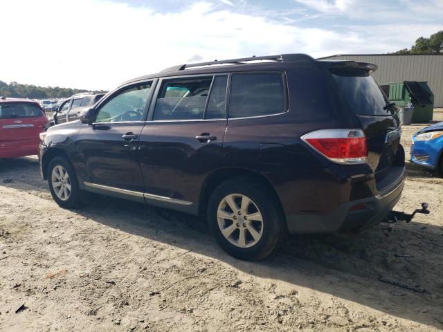 5TDBK3EH3DS201753 - 2013 TOYOTA HIGHLANDER BASE Kastanienbraun Foto 2