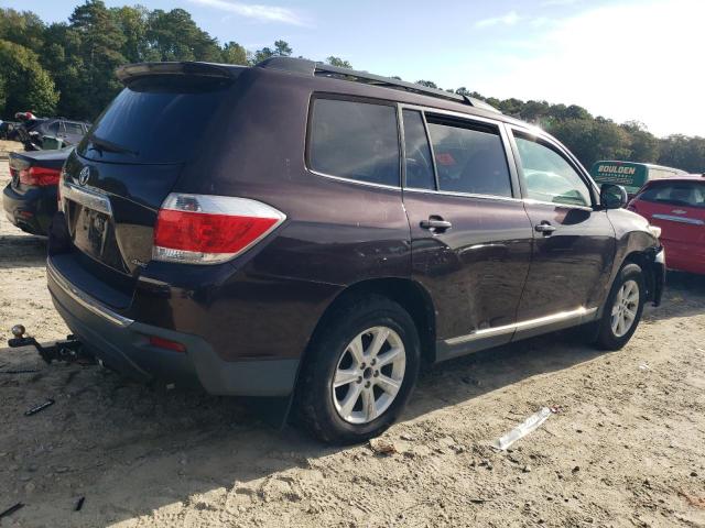 5TDBK3EH3DS201753 - 2013 TOYOTA HIGHLANDER BASE Kastanienbraun Foto 3