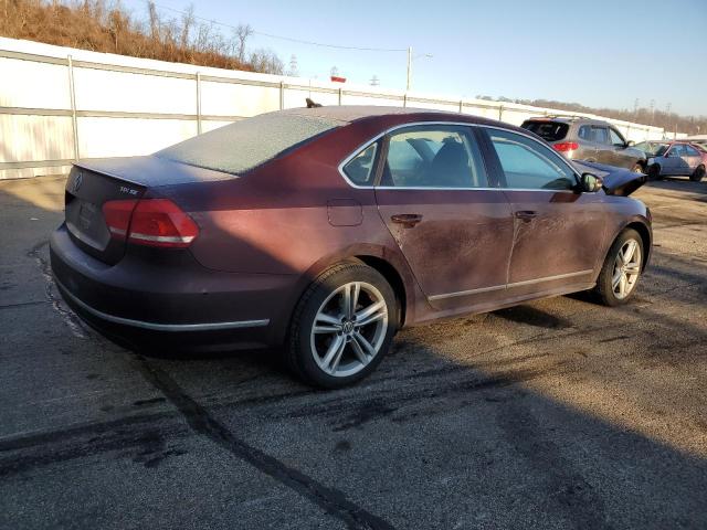 1VWBN7A33EC042192 - 2014 VOLKSWAGEN PASSAT SE BURGUNDY photo 3