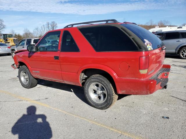 1GNCS18W6YK215976 - 2000 CHEVROLET BLAZER RED photo 2