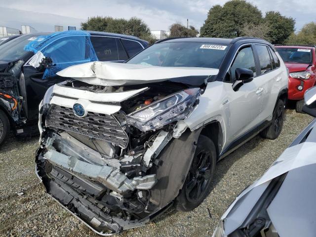 2T3EWRFV8LW076884 - 2020 TOYOTA RAV4 XSE WHITE photo 1