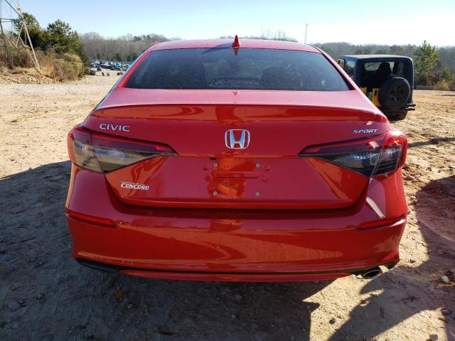 2HGFE2F55PH558802 - 2023 HONDA CIVIC SPORT 红色 照片 6
